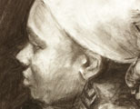 Charcoal Portrait - Megan
